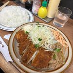 ヒラメフライ生姜焼きセット(キッチン南海 神保町店)