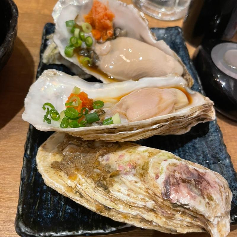 宮城独眼竜牡蠣(鮮魚とおばんざい 浜金)