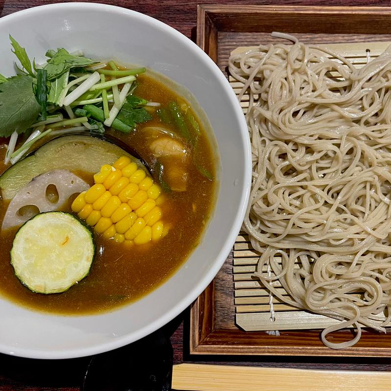 カレーつけそば(そば SHABA)