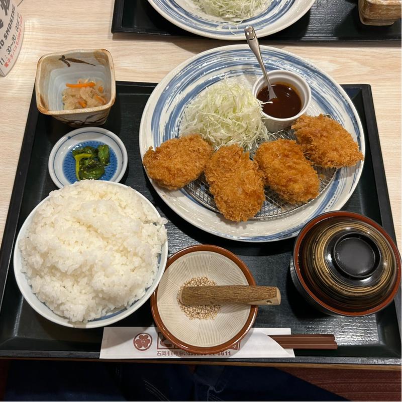 ひれかつ定食(とんかつ 八海 )