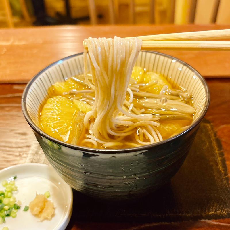 塩夏蜜柑じゅんさい(蕎麦カネイ)