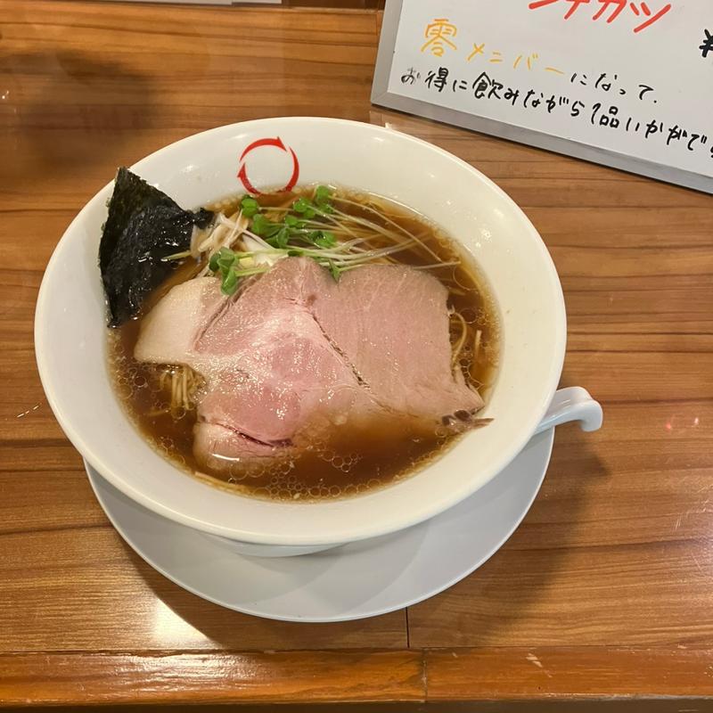 鶏中華そば(麺酒場零 上新庄店)