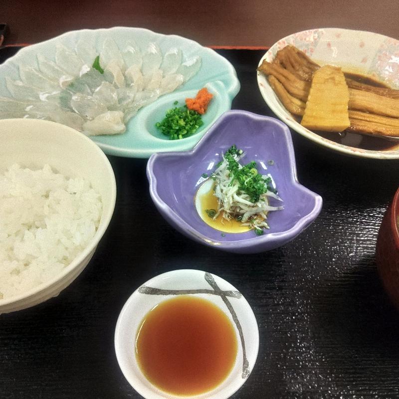 穴子刺し定食(博多魚がし 市場会館店 )