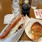 ホットドックセット+クロワッサン