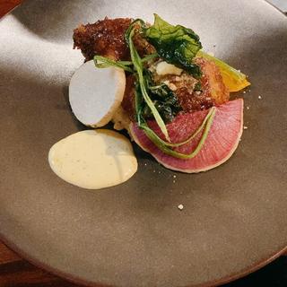本日の肉料理or魚料理(ビストロオーズ)