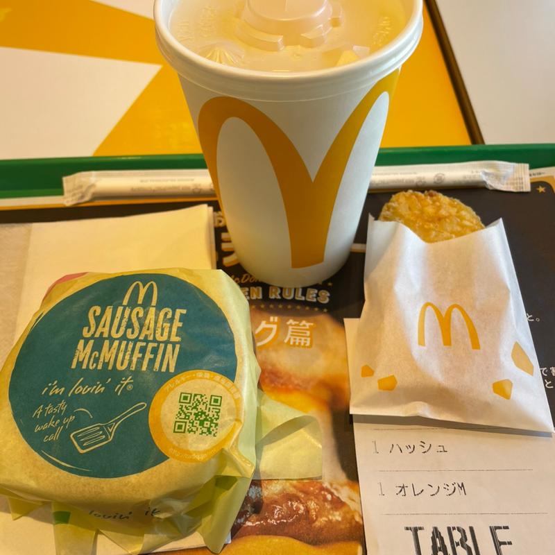 ソーセージマフィンセット(マクドナルド １７５社店)