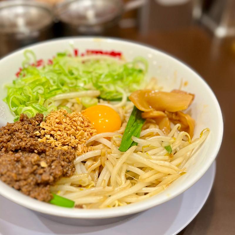 旨辛味噌まぜそば(味噌ラーメン山岡家 すすきの店)