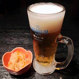 生ビール(完全個室居酒屋 岐阜郷土料理×地鶏 一期 -ichigo- 岐阜駅前店)