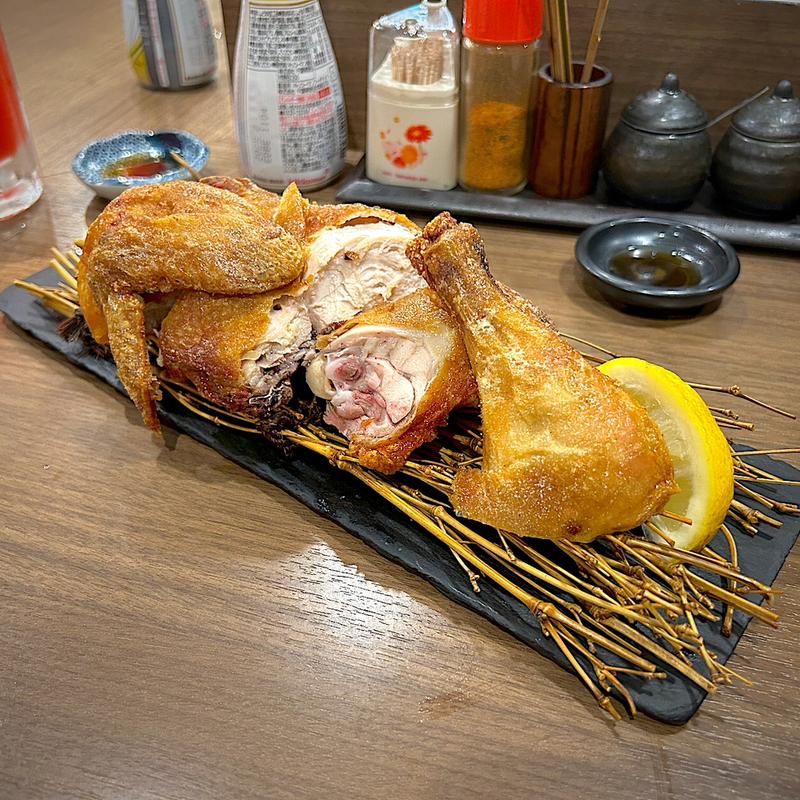 若鶏の半身揚げ(鳥政)