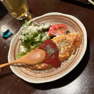 とろっとチーズオムレツ(酒処 膳)