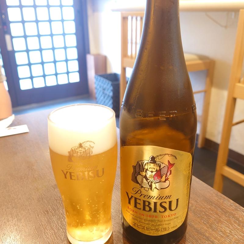 瓶ビールエビス(かずひら 堀切菖蒲園店)