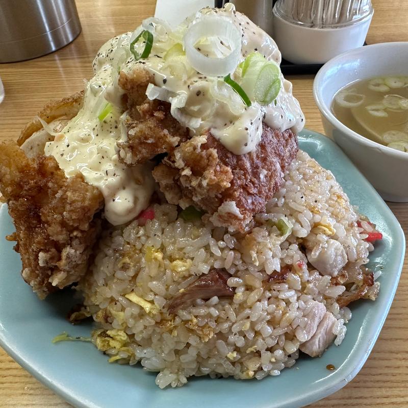 唐揚げ炒飯(かし亀)