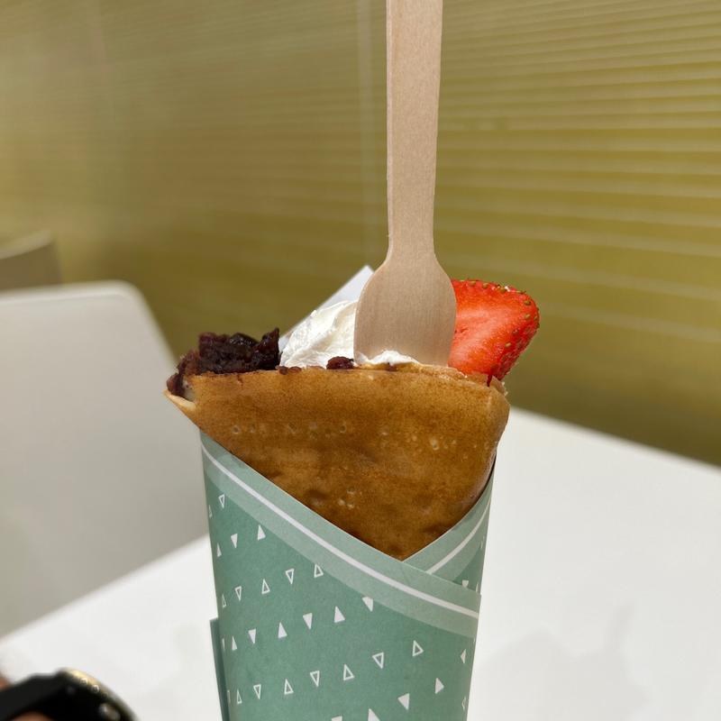 ストロベリーあんバター(Lil'Donuts & Crepe 札幌北広島店)