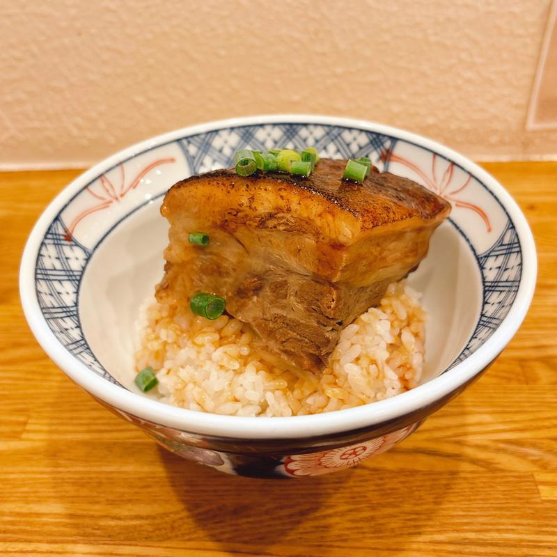 角煮丼(ぬまちゃんラーメン)