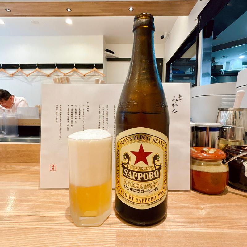 瓶ビール(中瓶)(麺や みかん)