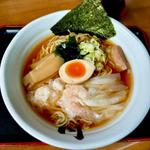 冷やし海老ワンタンメン(花鳥風月 酒田本店)