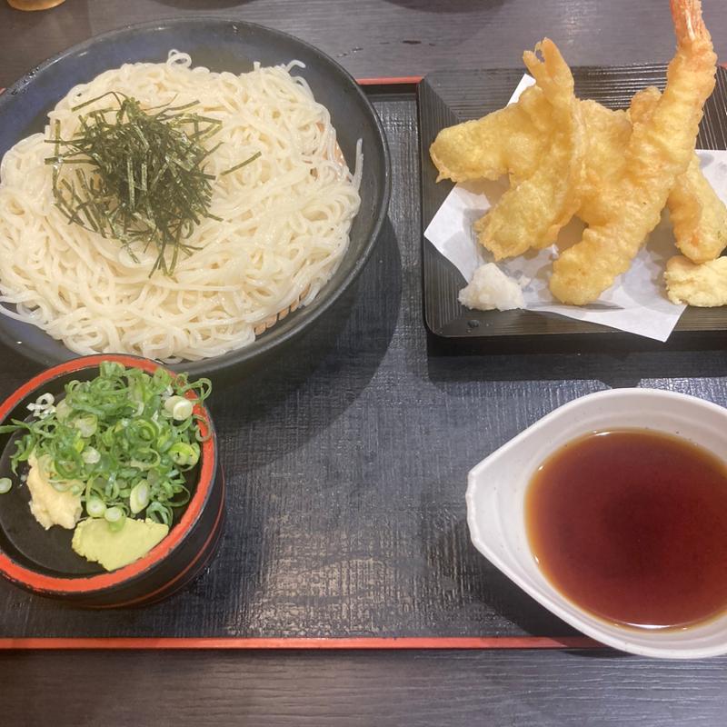 天ザルうどん　細麺(資さんうどん 博多千代店)