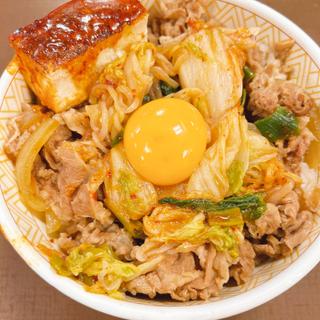 月見辛旨すきやき牛丼(すき家 曽根崎東店 )