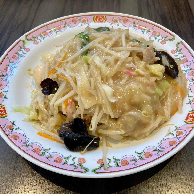 揚げそば(餃子の王将 京成曳舟駅前店)