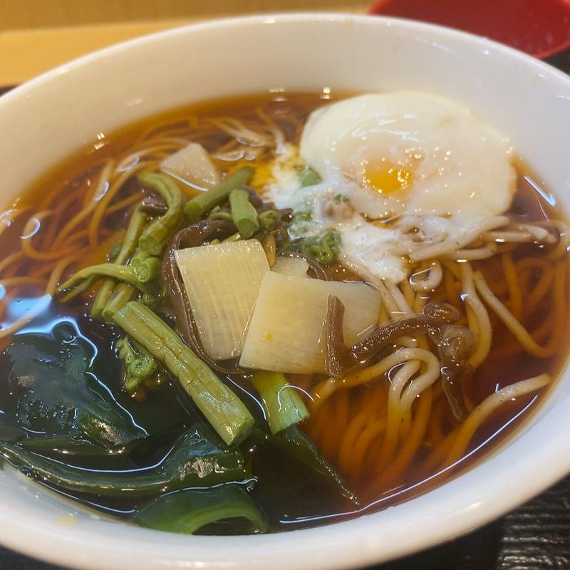 朝食そば(いろり庵きらく稲毛店)
