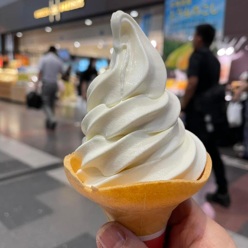 バニラソフトクリーム(北海道どさんこプラザ 羽田空港店)