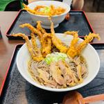 ゲソ天肉そば