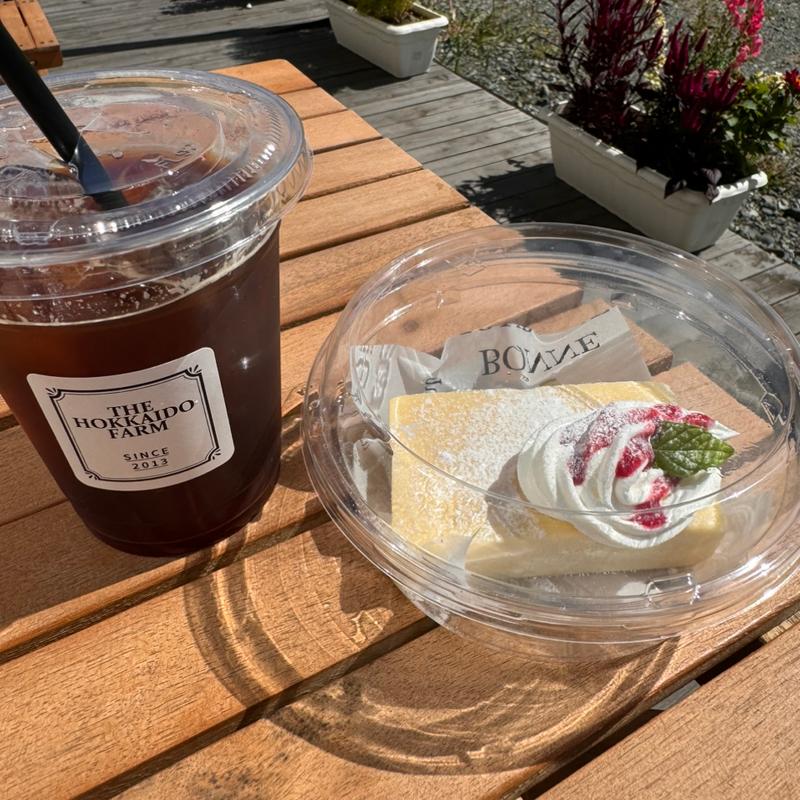 北海道クリームチーズケーキ　コーヒーセット(The北海道ファーム直営店)