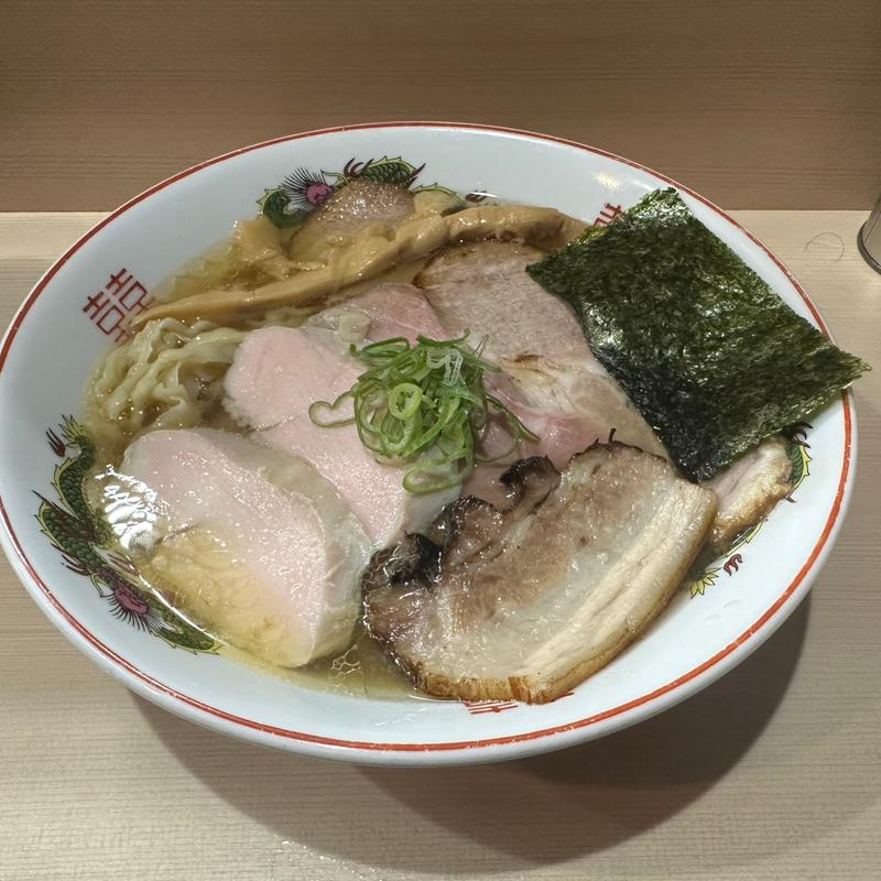 チャーシュー中華そば塩(手揉み中華そば中村)