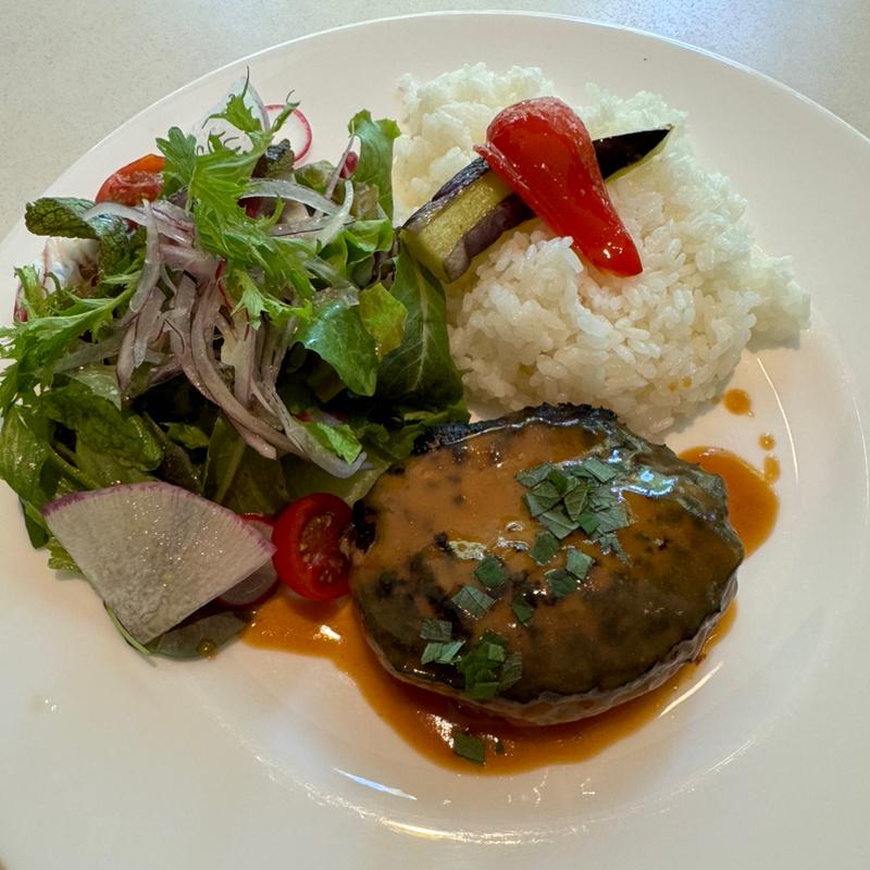 オリジナルハンバーグスパイシー味噌ソース(キハチ 青山本店)