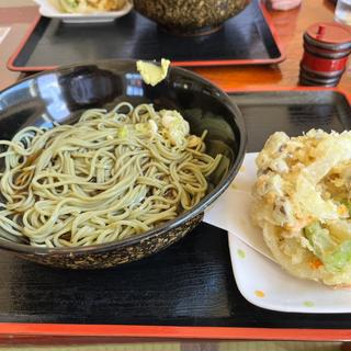 冷やし天そば