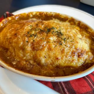 焼きカレーオムライスセット(ビストロ ひげシェフ )