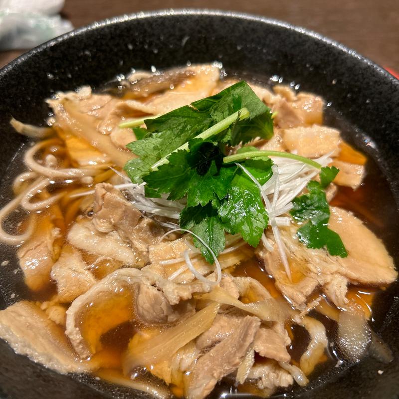 肉蕎麦肉増し(蕎麦切り くろ)
