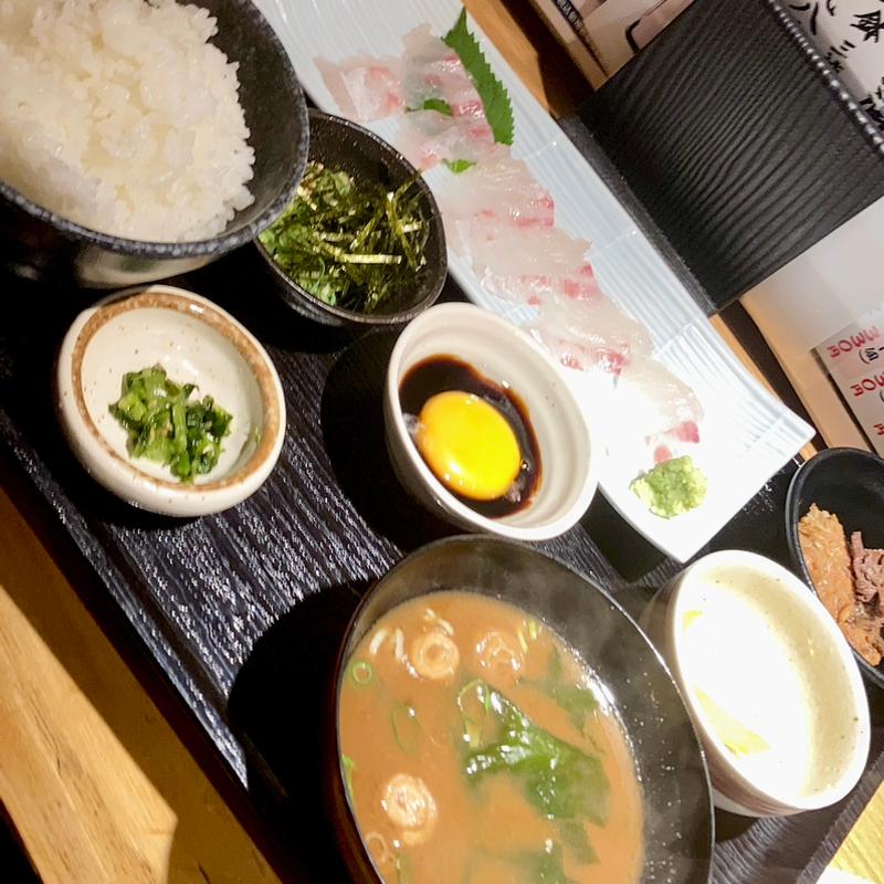 宇和島風 鯛めし定食(魚食処 一豊 道修町店)