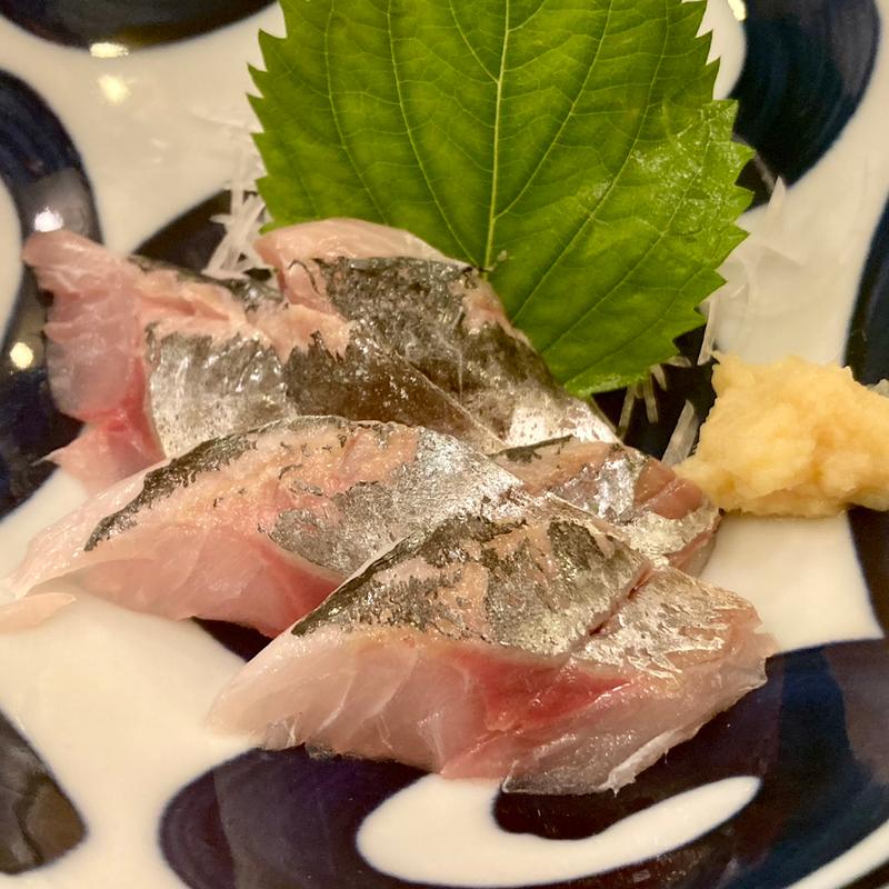 アジ刺身(さかば ふくろ)