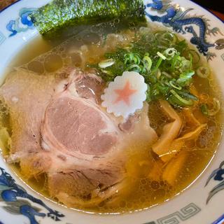 鶏塩ラーメン（ラーメン定食）(ラーメン わら)