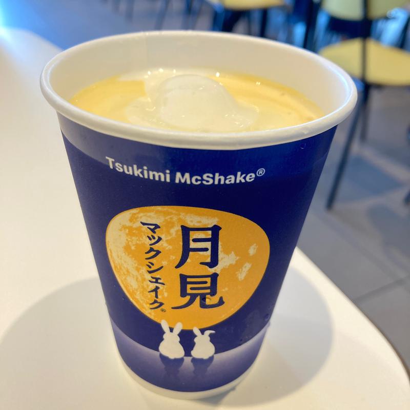 月見シェイクカスタードプリン  S(マクドナルド ３０６亀山店 )