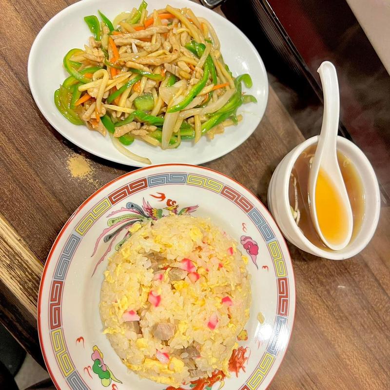 炒飯 青椒肉絲(龍味 （リュウマイ）)