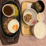 鉄板バーグ（目玉）和セット