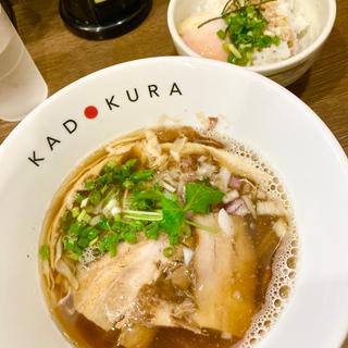 和風醤油 極   味玉丼セット(らーめん門蔵 （かどくら）)