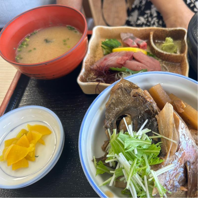 魚煮付定食(港あおしま （みなとあおしま）)