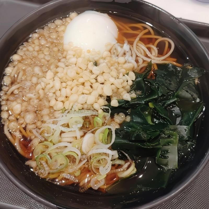 朝そば（たぬき）(名代 富士そば 蒲田店 （ふじそば）)