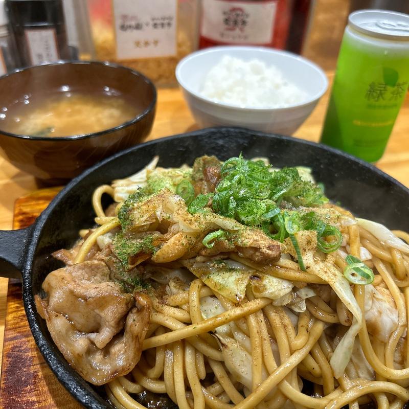 玉田のおすすめセット(焼そば専門店 突貫亭 佐古店)