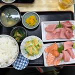 サーモンまぐろミックス定食 ブリまぐろミックス追加