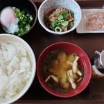 牛まぜのっけ朝食 並(すき家 葛飾亀有一丁目店)