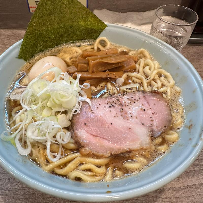 燻玉ラーメン 大盛り(兎に角 松戸店)