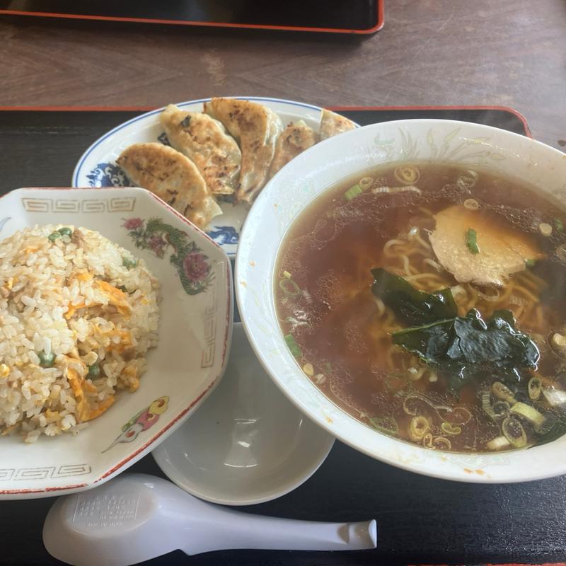 醤油ラーメン餃子チャーハンセット(喜楽亭食堂 )
