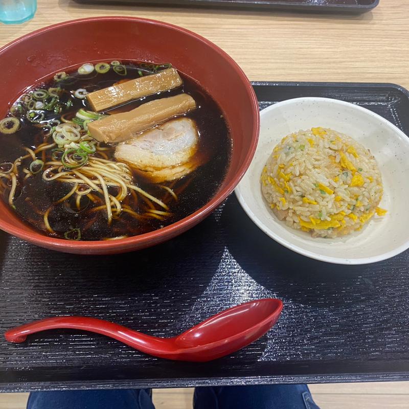 吹田ブラック半チャーハンセット(吹田SA (上り))