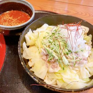 冷やし夜叉つけ麺(お食事処 ふくすけ)