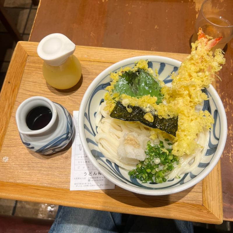 冷や天ぶっかけ(うどん棒 大阪本店 )