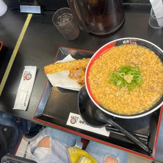 鶏天冷カレーうどん(極楽うどん　TKU （ティーケーユー）)